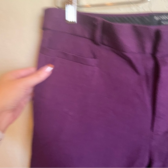 Banana Republic SLOAN BOOTCUT PANT in Purple Plum - Picture 4 of 8
